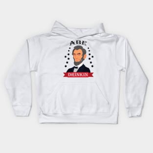 ABE Drinkin Like Lincoln 4th July Kids Hoodie